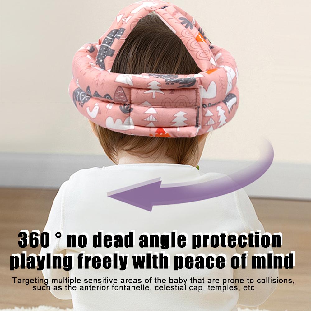 Dětská bezpečnostní helma pro batole,Nastavitelný chránič helmy pro kojence,Měkká ochrana hlavy pro lezení, chůzi,Dětská bezpečnostní čepice na hraní