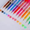 8/12 Piece Collection Multi-color Erasable Gel Pen 05mm Kawaii Pens Writing Creative Drawing Tools Office School Supply Stationery