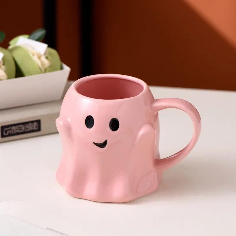 Halloween kreativní zábavný svátek kreslený elf keramický hrnek velikonoční dárek duch šotci Mark hrnek