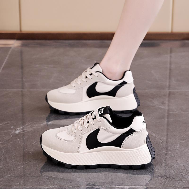 Women's shoes new Forrest Gump dad shoes women's 2025 spring versatile running sports platform heightening casual shoes AM1091
