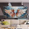 Abstract Angel Wings Canvas Painting Vintage Wall Art Black and White Wings Poster Print For Bedroom Living Room Home Decor
