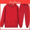 Long Women Sleeves Womens New Tracksuit Hoodies Casual Solid Color Thick Pullover And Long Pant 2piece Set Sports Suit