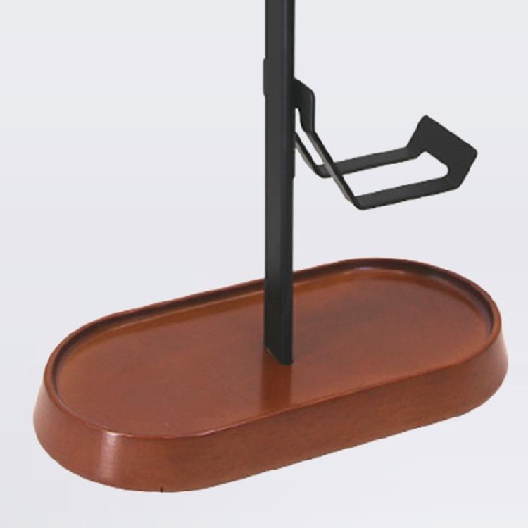 Space Saving Wood And Metal Gaming Headphone Hanger Holder Support Base With Build In Controller Mount