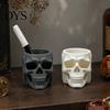 Skull Shaped Desk Accessory Shape Pen Holder, Large Capacity Desktop Organizer, Matte Creative Pencil Cup Finish PLA Storage for Pens And Stationery