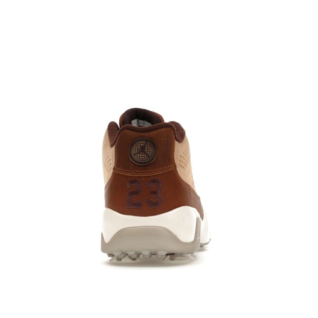 Happy Life Wood X Air Jordan 9 Low Golf Woodgrain Men Sneakers Brown Hemp Earth FN6929-200