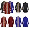 Epic Fantasy Mens Tailcoat Jacket With Stand Collar For Cosplay Events