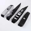 4PCS Carbon Fiber Glass Switch Decorative Cover for Toyota Camry 2018  8th Lift  Styling Accessories