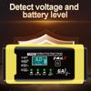 12V 6A Car Battery Charger 110-240V Power Puls Repair Charger Wet Dry Lead Acid Battery LED Display Moto Truck Battery Charger