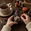 Kit Filo da Ricamo Gnomo Accogliente Kit Patchwork Fai-da-te Feltro Cucito Creativo Arte Artigianato per Artigiani Principianti Decorazione Casa Regalo Fatto a Mano Unico Nordico