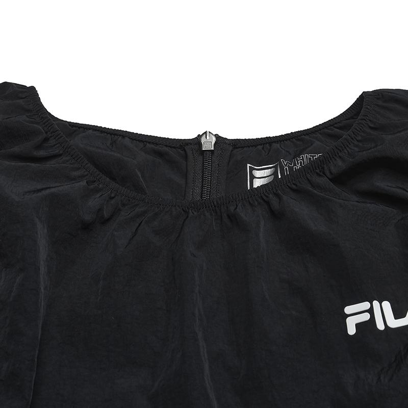 FILA Original Simple Comfortable Versatile Sleeveless Dress Women dresses Black F11W629304FBK