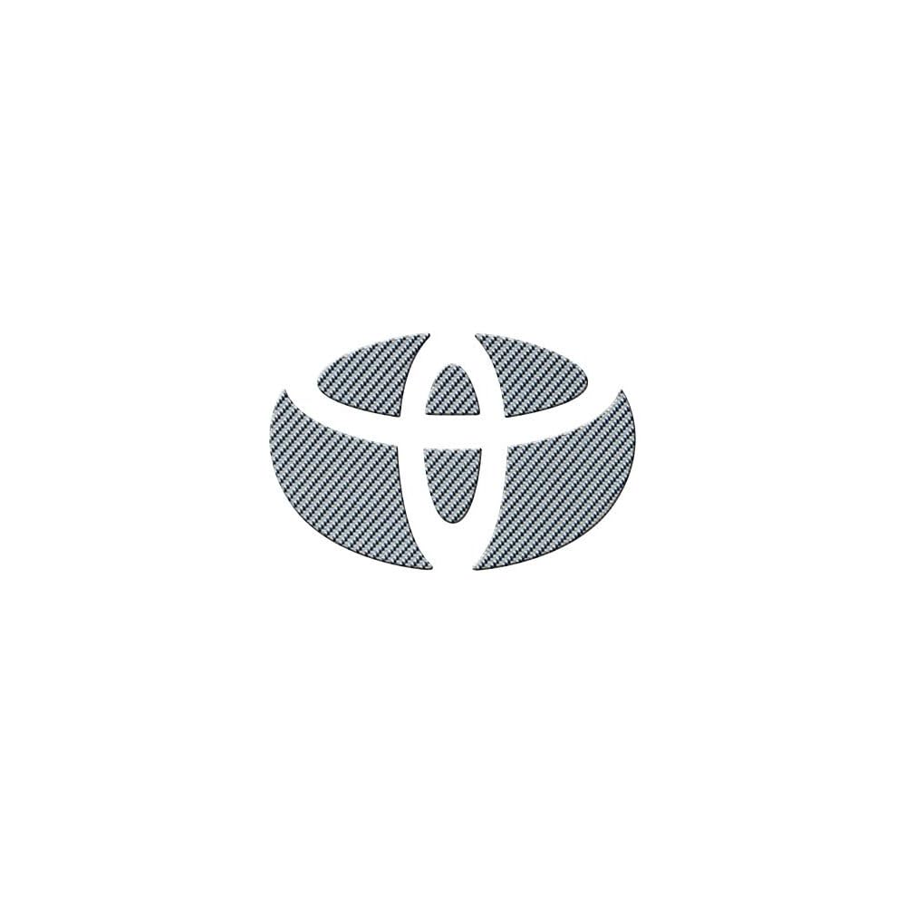 Hasepro Magical Carbon Front Emblem Silver for Toyota Prius Prius Alpha CEFT12S