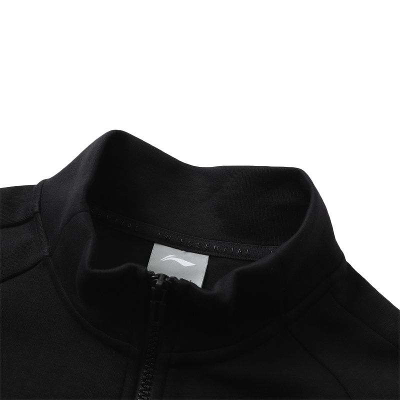 Li Ning Modischer Sport Fitness Hoodie Ohne Kapuze Unisex Hoodies AWDZ905-1