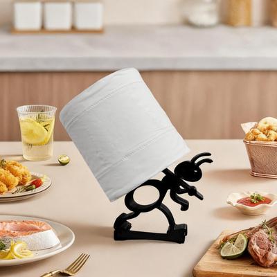 Black Toilet Paper Holder Cute Ant Shaped Napkin Dispenser Bathroom Toilet Paper Holder for Bathroom Kitchen RV Camping Travel