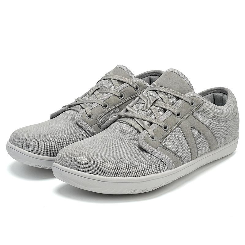 Pánské prodyšné protiskluzové turistické boty s širokou špičkou pro bosou nohu - Velká velikost, lehké, ležérní tkaný design