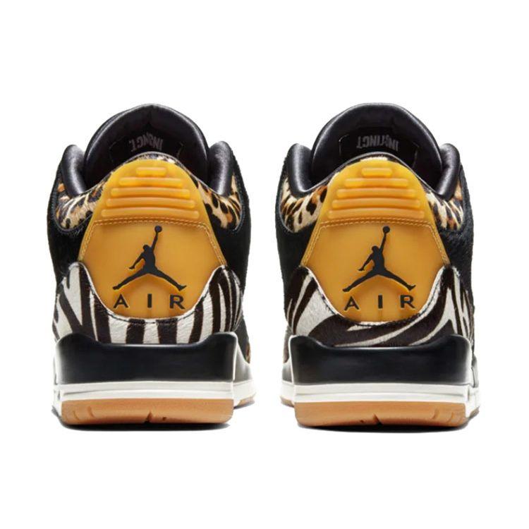 Air Jordan 3 Retro SE Animal Instinct Unisex Spor Ayakkabı Siyah Koyu Mocha Halat CK4344-002