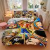 One Piece: Pirate Adventure Bedding Set  Comforter Cover Gift for Bedroom,Includes 1 Cover and 2 Pillowcases, No InsertB270