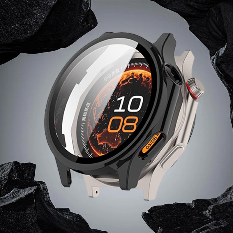 Tempered Glass+Case For OPPO Watch X3 Anti-scratch Screen Protector PC Protective Bumper For Oneplus Watch 4/OPPO X3 Accessories
