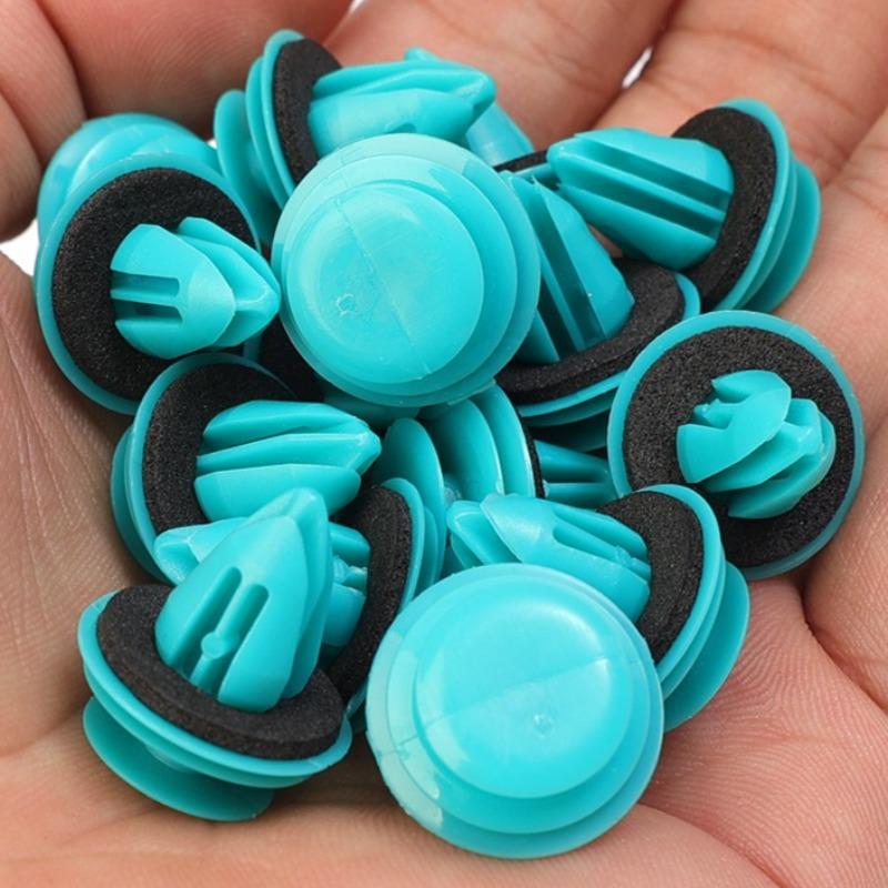 100/20PCS Auto Door Panel Clip with Seal Ring Auto Fastener Rivet Bumper Clip Retainer Car Interior Retaining Accessories