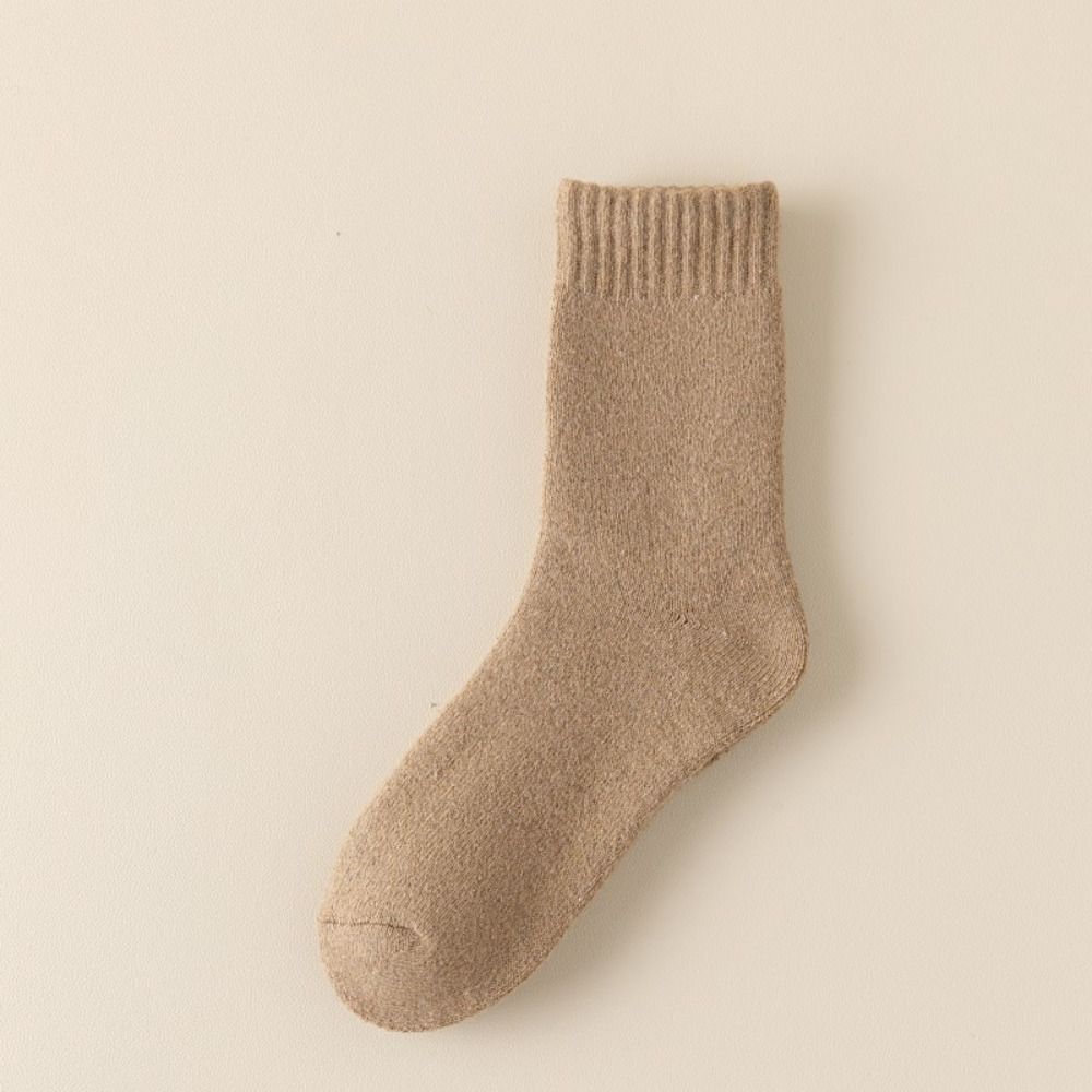 5Pairs Short Tube Girls Floor Plush Socks Warm Children's Winter Socks Kids Thicken Socks Kids