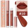 18 Color Waterproof Lip Gloss Nude Apricot Matte Liquid Lipstick Transparent Lip Oil Sexy Rose Red Velvet Matte Lipstick Make Up