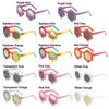 Favors Kids Sunglasses Flower Shaped Sunglasses for Toddler Girls Boys Round Flower Sunglasses