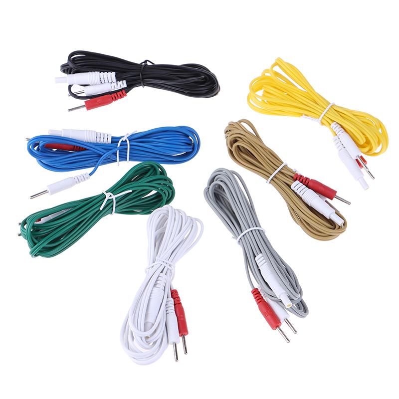 2.35Mm  Electrotherapy Electrode Lead Electric Shock Wires Cable For Massager Connection Cable Massage And Relaxation