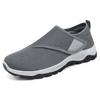 Spring new breathable casual men's shoes old Beijing cloth shoes fashion round head Velcro dad walking shoes