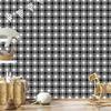 Wallpaper Black and White Checkered Gray, Gray Background 50x1000