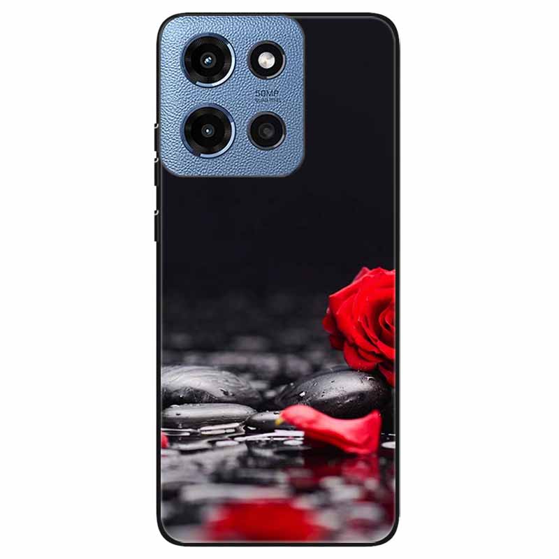 Phone Cases for Moto G 2025 5G Case Flowers Printing Silicone TPU Soft Covers for Motorola Moto G 2025 Back Shell For Moto G 5G