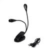 Orchester-Notenpultleuchte, LED-Clip-On, verstellbare Buch-Leselampe, USB