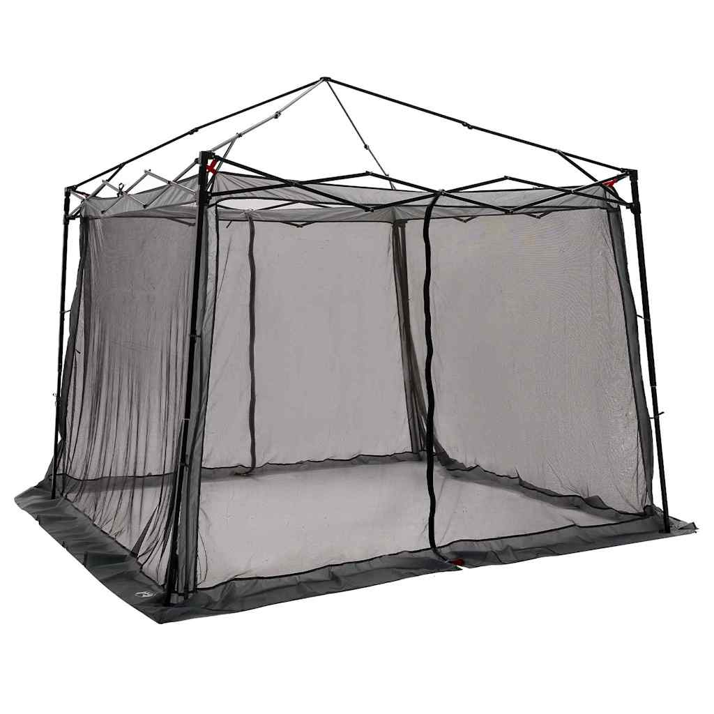 Inner Tent with Roof Grey and Orange 303 X 303 X 196 Cm Taffeta