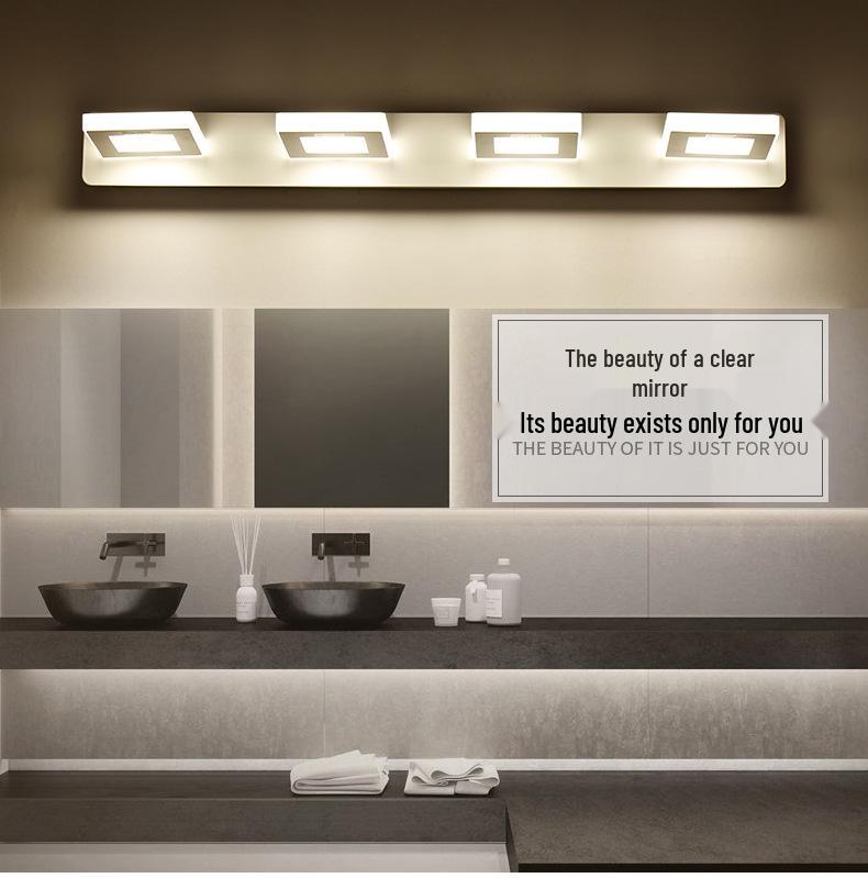 Waterproof Modern LED Bathroom Vanity Light with Anti-Fog Eye Protection