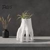 Creative Resin Plant Container Creepy Severed Hand Planter, 3D Printed Stitched Succulent Pot, Gothic Weird Funny Gesture Vase Small Flower