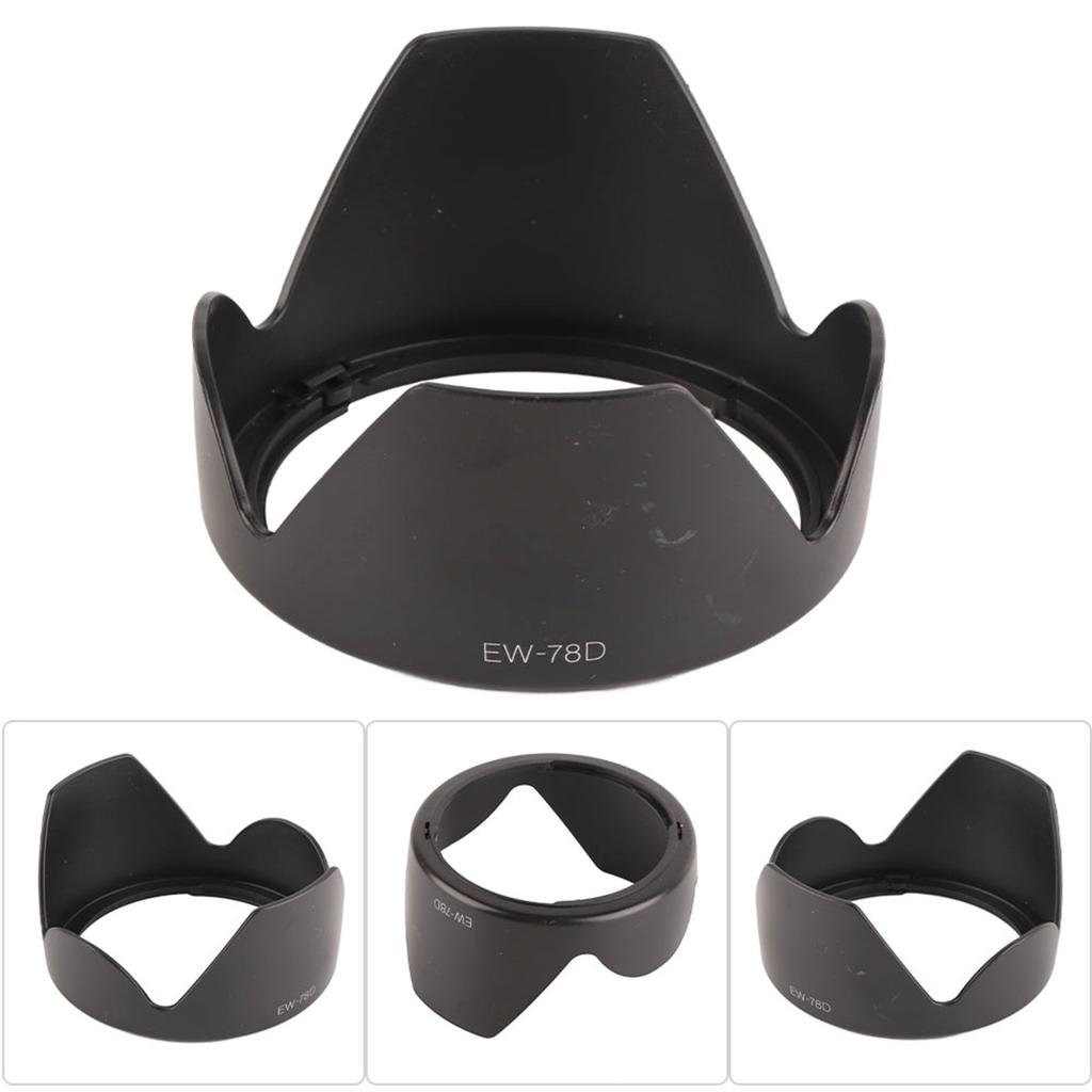 EW‑78D ABS Mount Lens Hood Replacement for EF S 18‑200mm F 3.5‑5.6 IS Lens