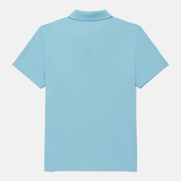DESCENTE Tough Small Wording Polo Short Sleeve T-Shirt Blue Sr323Ups74 (B Type)