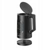KeepWarm LED PURENO K100 black glass electric kettle with regulation