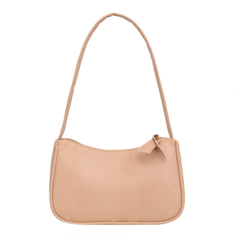 

Трендовая французская сумка-багет на плечо - Милая модная сумка под мышкой хаки