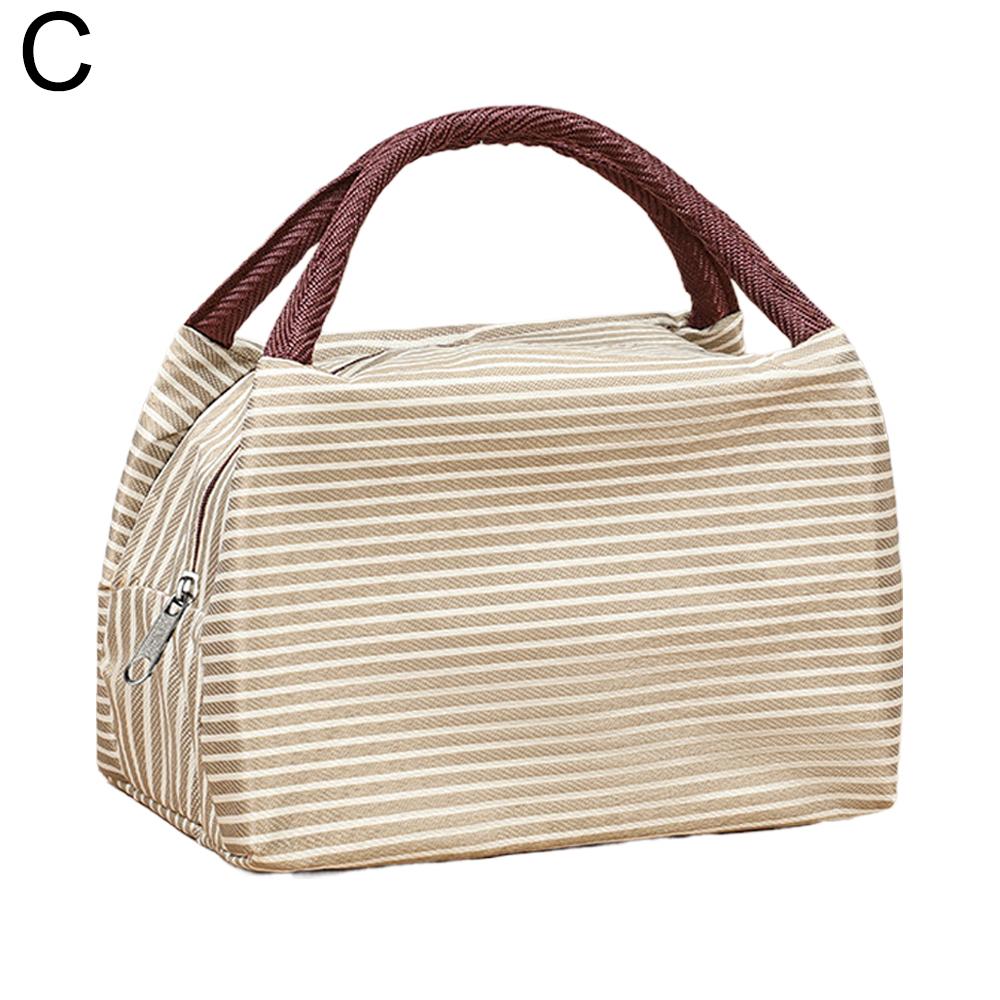 Lunch Bag Handle Insulation Cooler Bag For Women Kid Lunch Box Picnic Travel Portable Food Storage Breakfast Thermal Food Bag