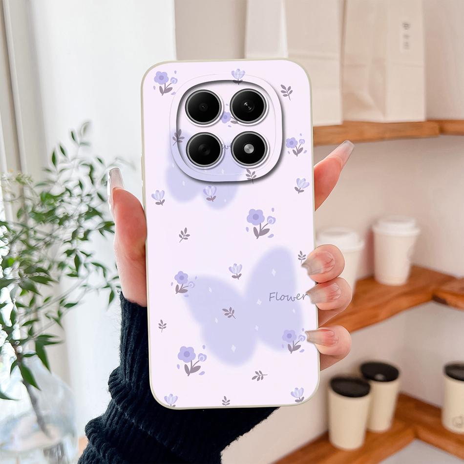 For Poco M8 Pro Case Cute Design Shockproof Phone Protector Soft Liquid Silicone High Quality Back Cover For Poco M 8 M8Pro Capa
