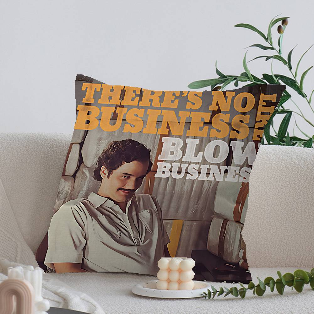 TV Series N-Narcos Cushion Cover Pillowcase Upholstery Sofa Throw Pillow Home Decor Pillowcas