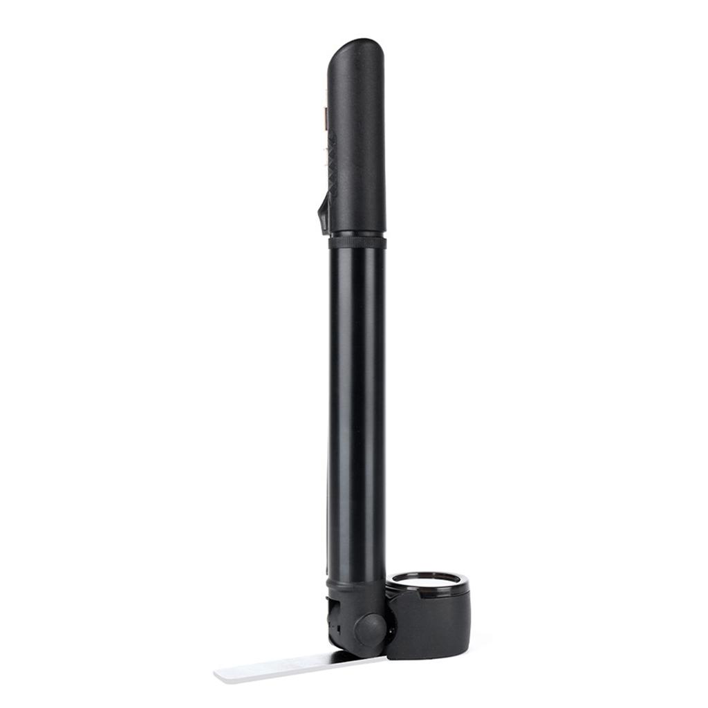 Portable Aluminum Air Pump for Bike Car Ball 120PSI High Pressure with Pressure Meter for Bike Electric Bike Basketball