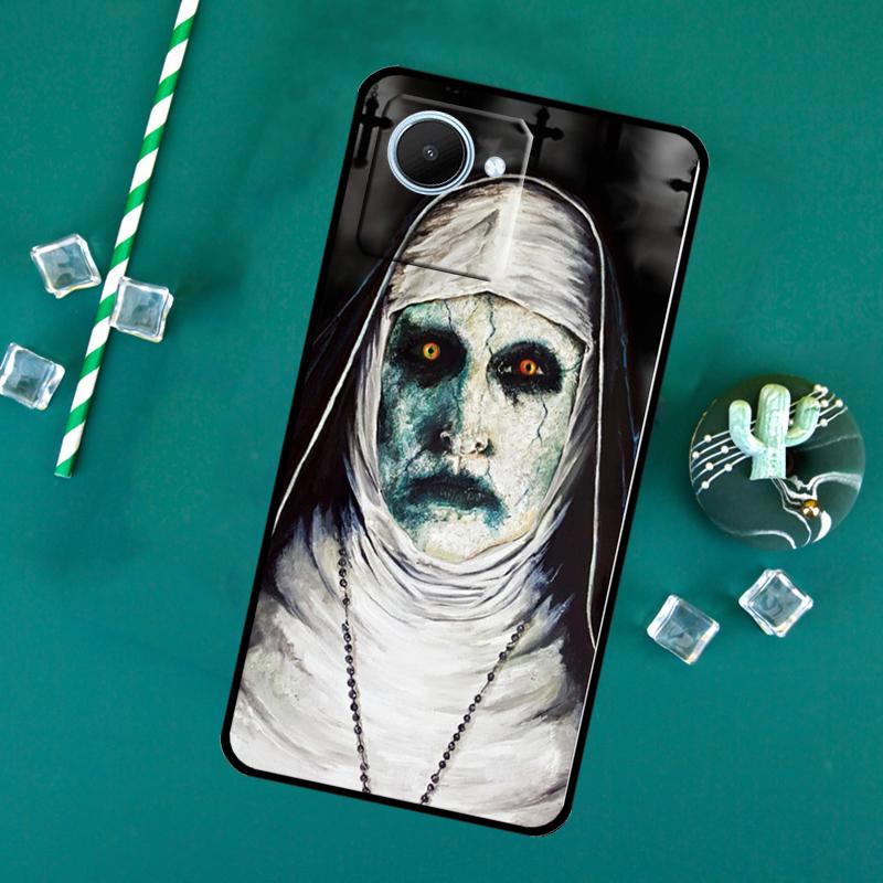 

The Nun Valak Horror For Realme GT7 Pro 15 14 10 11 12 13 Pro Plus C67 C65 C63 C61 C55 C53 C51 C35 C75 C71 Case Realme C67 4G