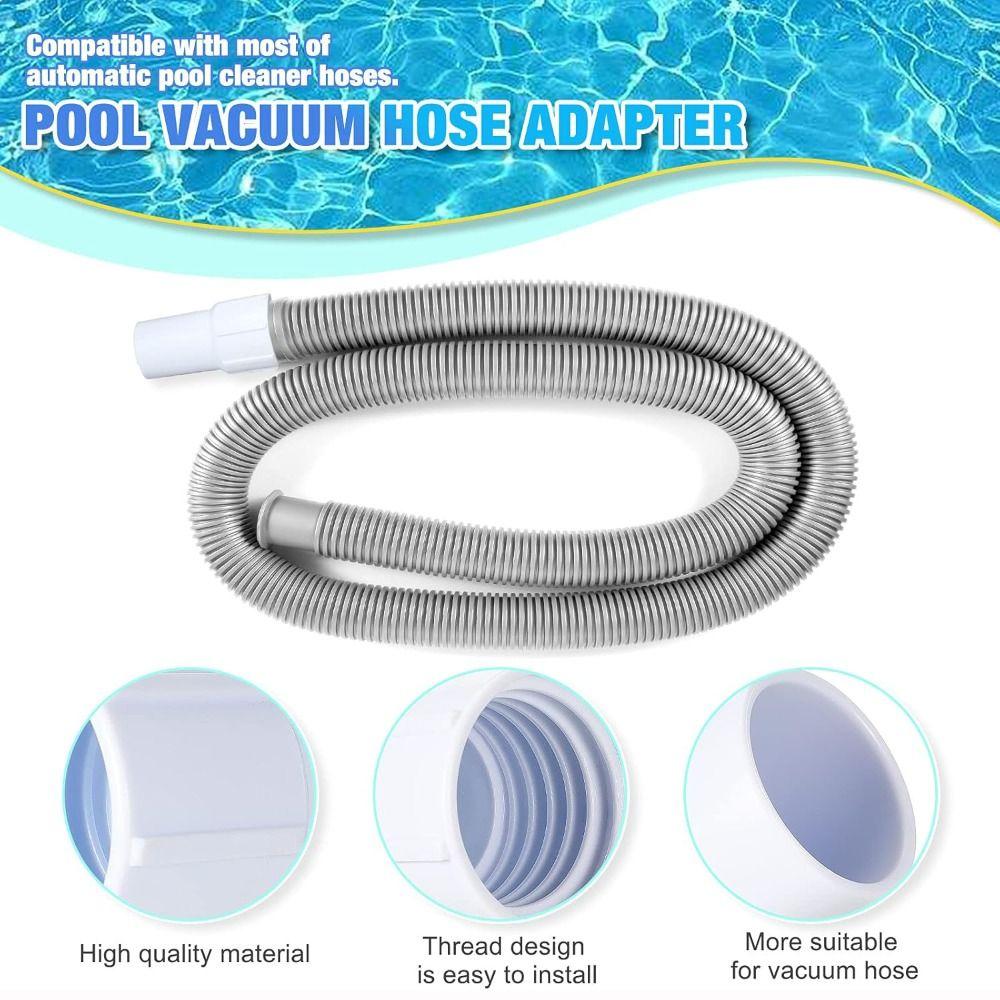 Plastic Hose Connector Coupling White Swimming Pool Accessories Durable Pool Vacuum Connector