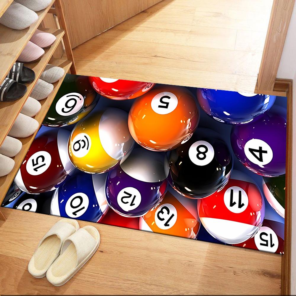 Pool Table Setup Floor Mats for Living Room, Bedroom and Room Decoration Are Suitable for Gifts.