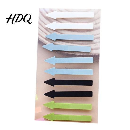 File Marking Tags Arrow Index Tab Stickers Translucent PET Page Markers Journaling Supplies Colorful Sticky Flags for Organizing Book And