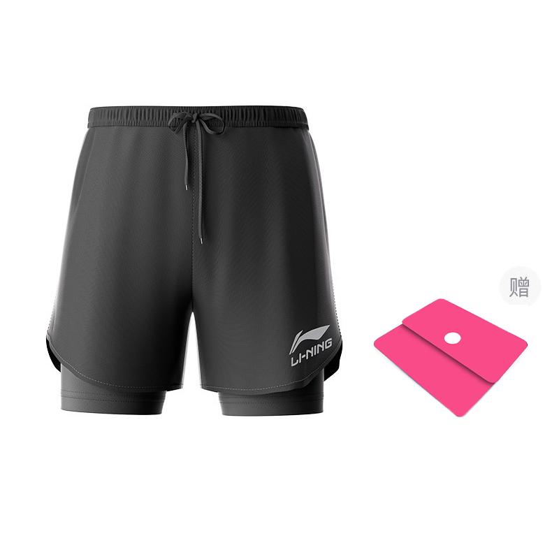 Li Ning Sports Shorts Unisex Black AAPR505-1
