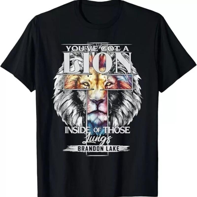 Let Your Lion Out Brandon Lake Merch Praise Jesus T Shirt