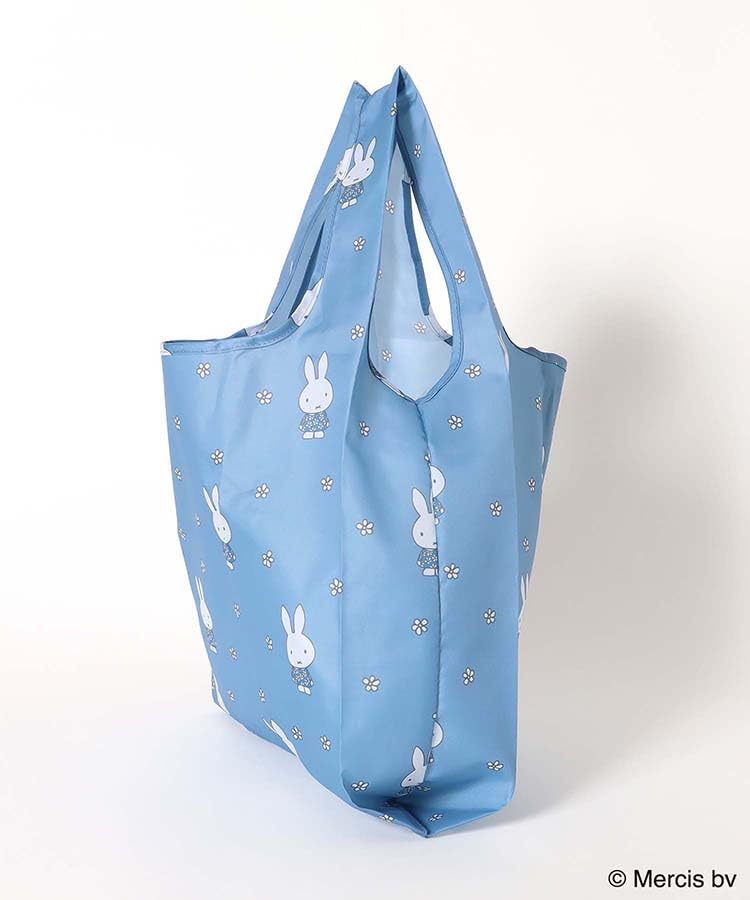 Miffy BLUE FLOWER Shopping Bag S Shopping Bag Eco Bag