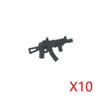 Military Weapons Accessories Building Blocks Russian Special Forces AK Rifles Tactical Bulletproof Vests Equipments Bricks Toys
