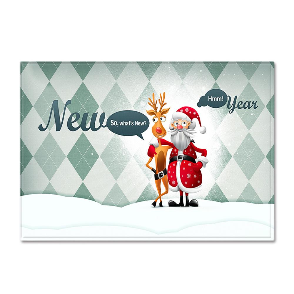 Christmas Living Room Floor Mat Bedroom Dining Room Carpet Carpet Doormat